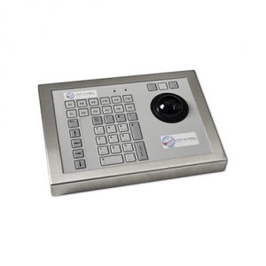 42 Key Rugged Industrial Keyboard with Trackerball