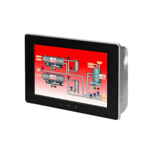 Red Lion G09C1000 Graphite Rugged Indoor 9-inch HMI with Dual Ethernet