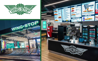 WingStop bring their brand to life in UK Restaurants with Distec partner NowSignage