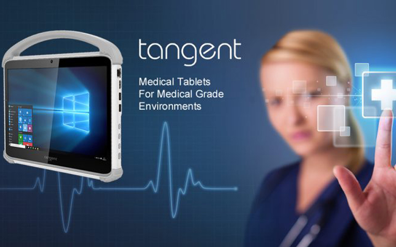 Tangent Medical-Grade Tablet PCs for Hygienic Clinical Settings