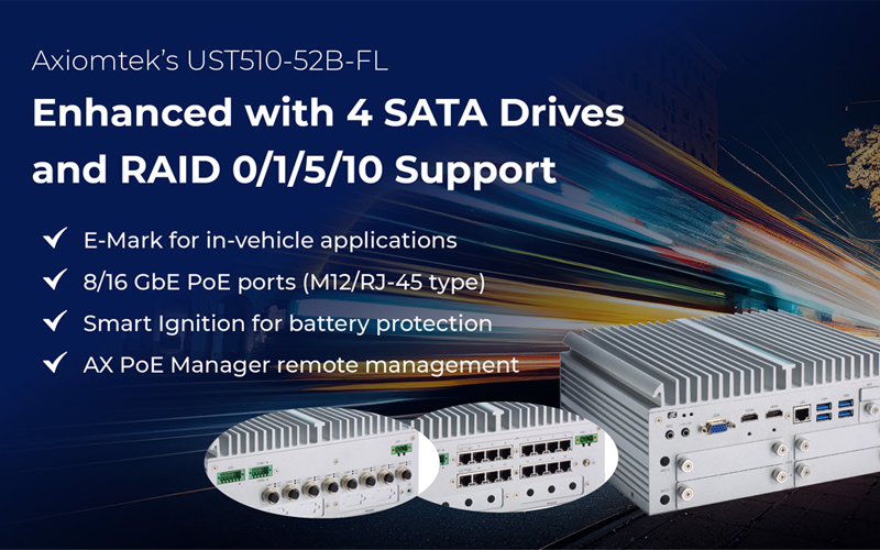 UST510-52B-FL E-Mark Transportation Embedded System